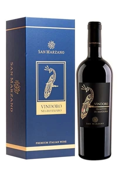 Rượu vang đỏ Vindoro 2021 Ý 15% 750ml