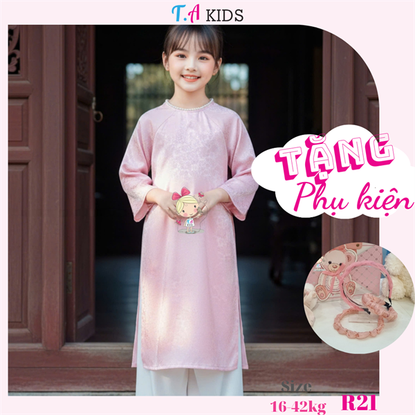 R21 (16-42kg) Áo dài Yên Hy hồng