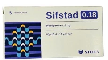 Sifstad 0,18 (Pramipexole 0,18mg) (Hộp 10 vỉ x 10viên) - Stella