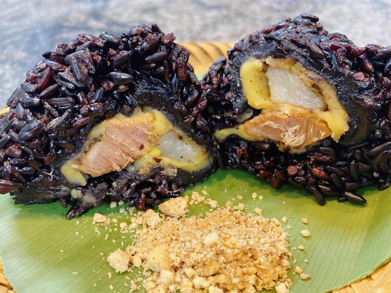 Bánh khúc gạo lứt Điện Biên