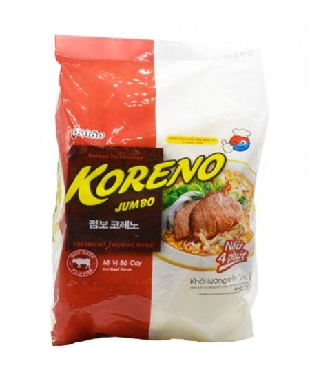Mì Jumbo Koreno bò cay 1kg