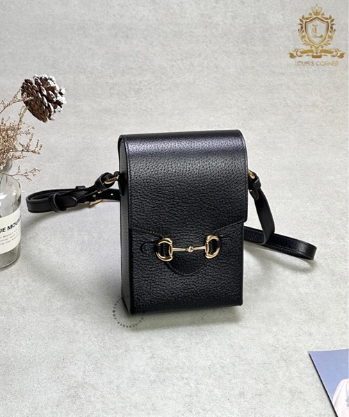 Túi đeo chéo Gucci horsebit mini black
