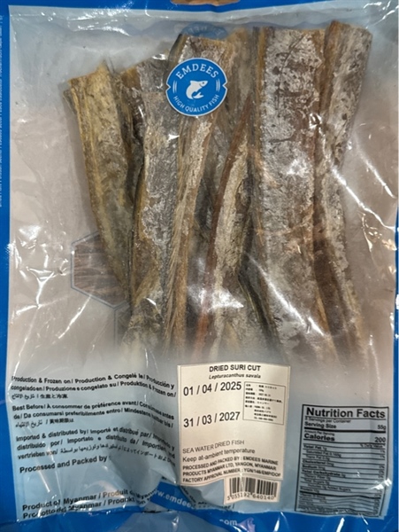Dried fish ငါးတံခွန်ခြောက်