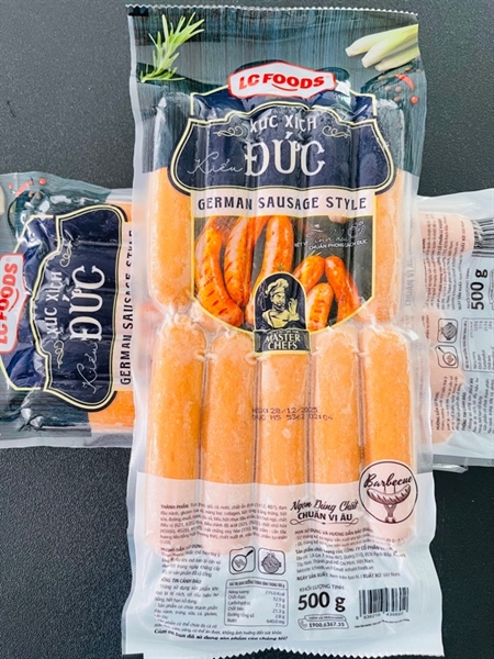 Xúc xích đức LCF 10 cây gói 500g