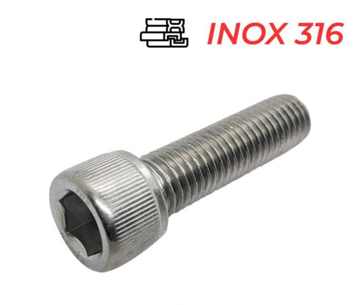 Lục Giác Chìm Đầu Trụ Inox 316 DIN912