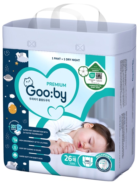 Bỉm quần Goo:by Premium size XXL (Bịch 26 cái)