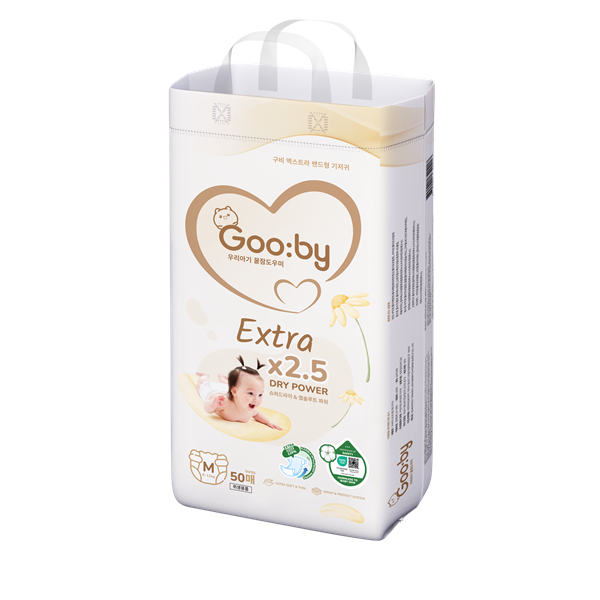 Tã dán Goo:by Extra size M (Bịch 50 cái)