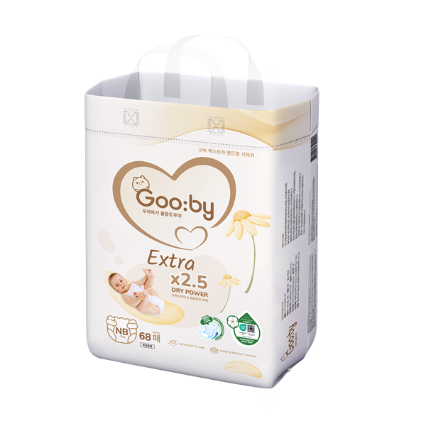 Tã dán Goo:by Extra Newborn (Bịch 68 cái)