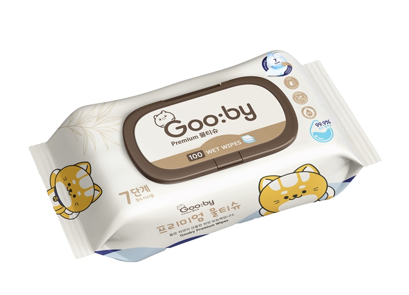 Khăn ướt Goo:by Premium Wet Wiper (Gói 100 miếng)