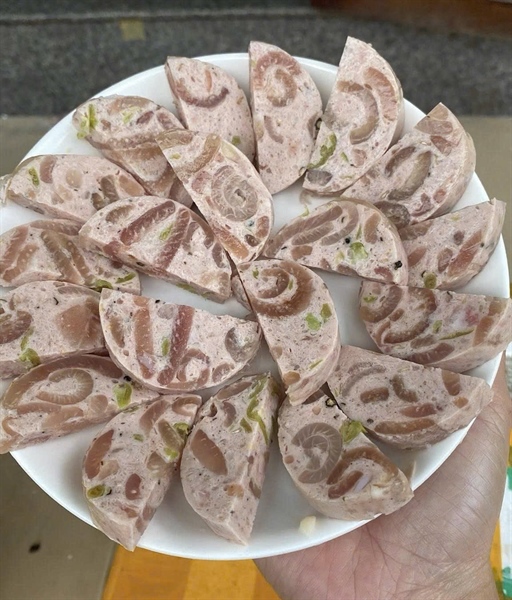 Chả da heo ớt xiêm xanh Huế 500g