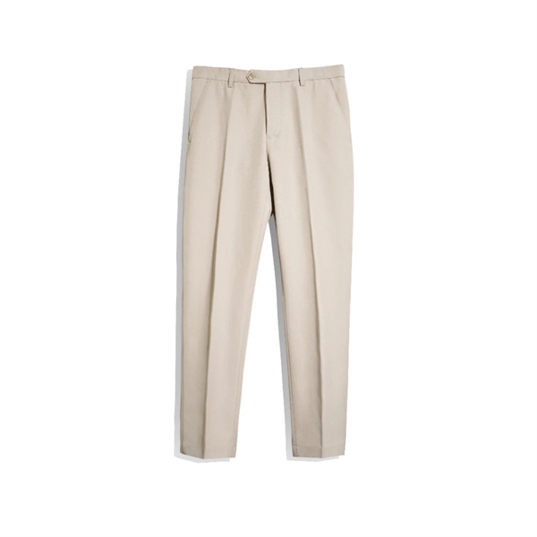 QUẦN ÂU TRƠN VẢI CHÉO 81 TMAX LUXURY - MÀU KEM