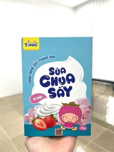 Sữa chua sấy Bebe Tummy 6M+ 20g vị dâu