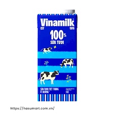 Sữa tươi tiệt trùng Vinamilk 100% ít đường 1LIT