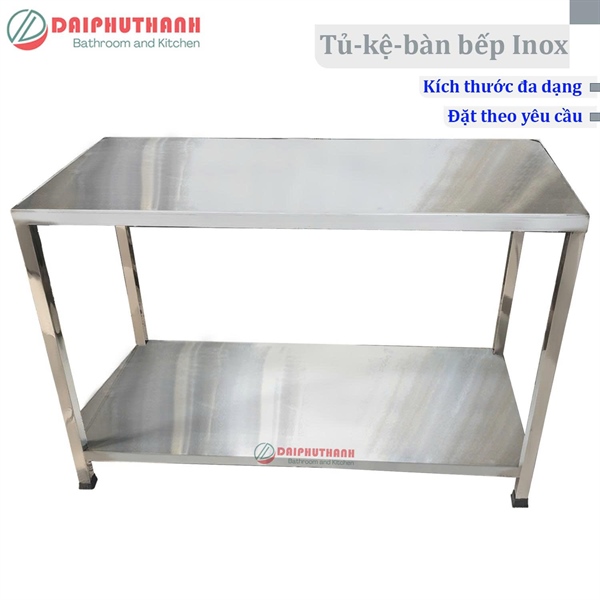Tủ kệ bàn bếp inox đặt theo yêu cầu (I)