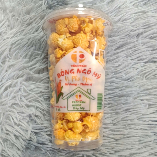 Bỏng ngô Mỹ Popcorn House Vị Phomai 80g