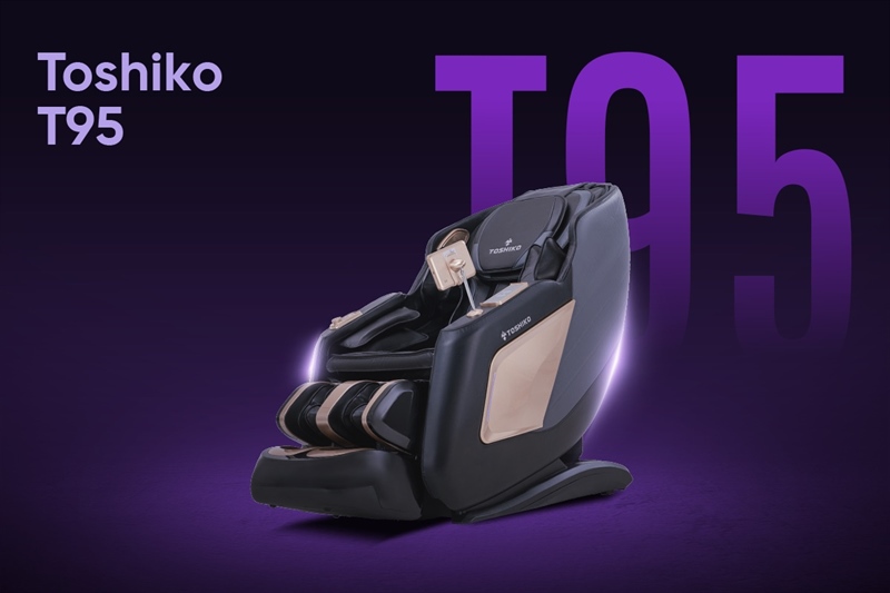 Ghế massage Toshiko 4D đen T95
