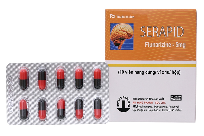 Serapid flunarizine 5mg jin yang pharm (h/100v)