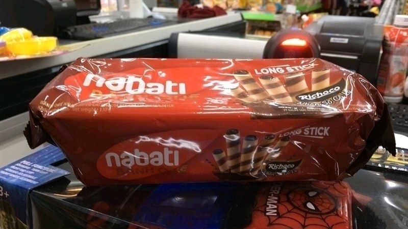 Bánh Quế Nhân Socola- Nabati Richoco Long Stick 105G