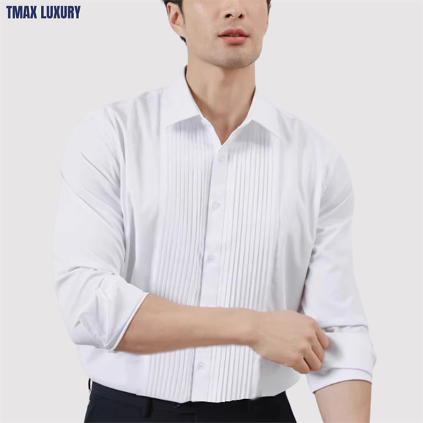 ÁO SƠ MI XẾP LY CAO CẤP FORM SMART-FIT TMAX LUXURY