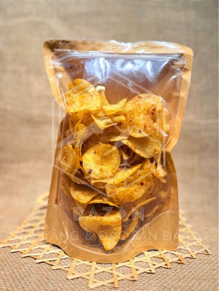 Khoai tây lát sấy mắm túi 200gram