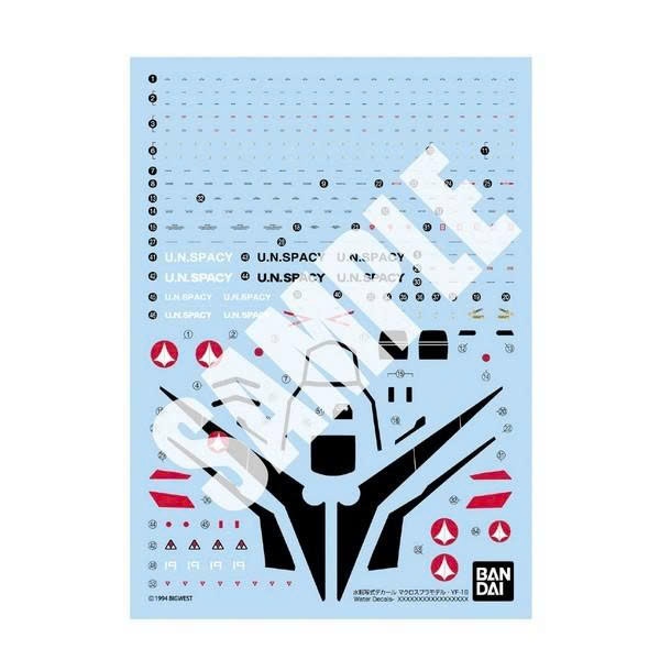 [SGTVN] BANDAI NAMCO HG 1/100 YF-19 WATER DECALS