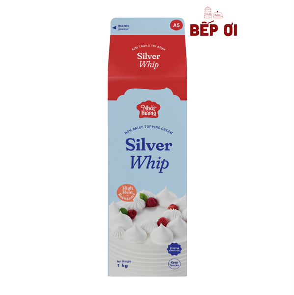 KEM TRANG TRÍ BÁNH SILVER WHIP 1kg