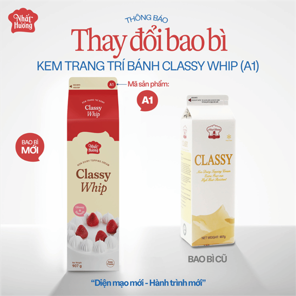 Kem Topping CLASSY NHẤT HƯƠNG