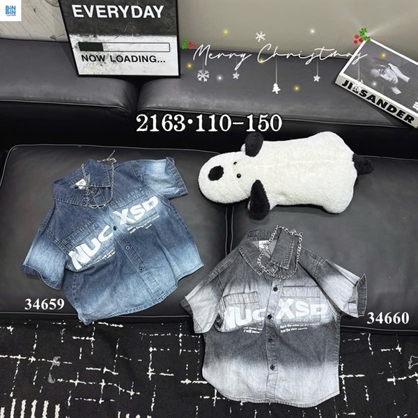 34659- Áo sơ mi XSD xanh