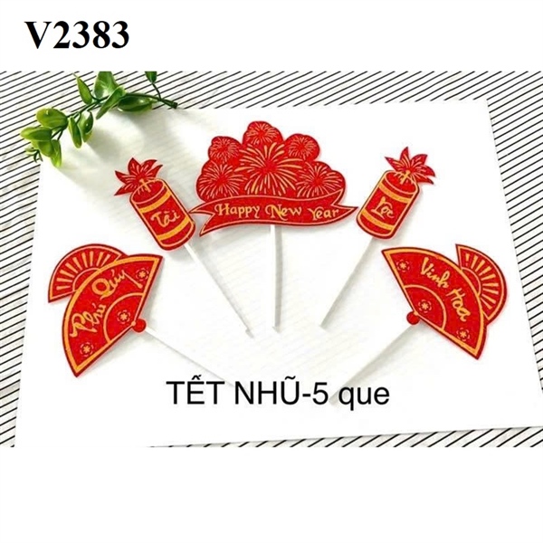 Sét cắm quạt + quả pháo giấy - V2383