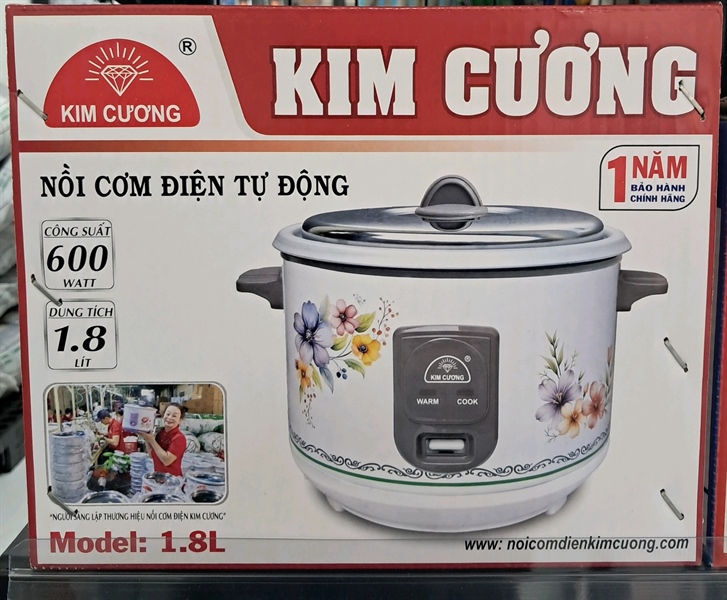 Nồi cơm điện diamond 1,8L