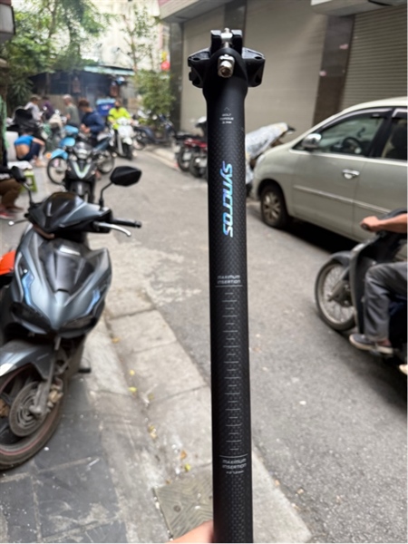 Cọc yên xe đạp Carbon Roval 0 độ