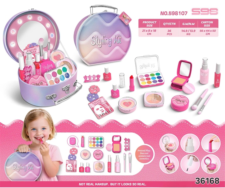 598107 HỘP VALI XÁCH TRANG ĐIỂM