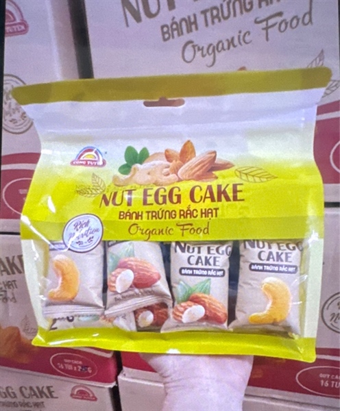 Bánh trứng rắc hạt Nut Egg Công Tuyền