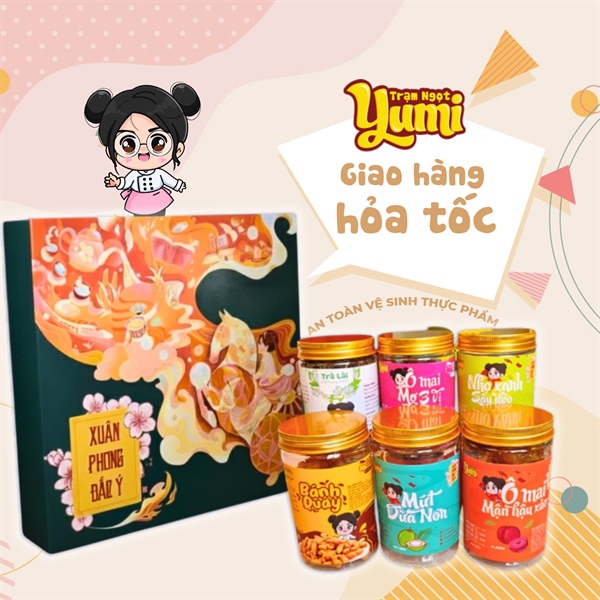 Hộp Quà Tết 6 món Xuân Phong Đắc Ý