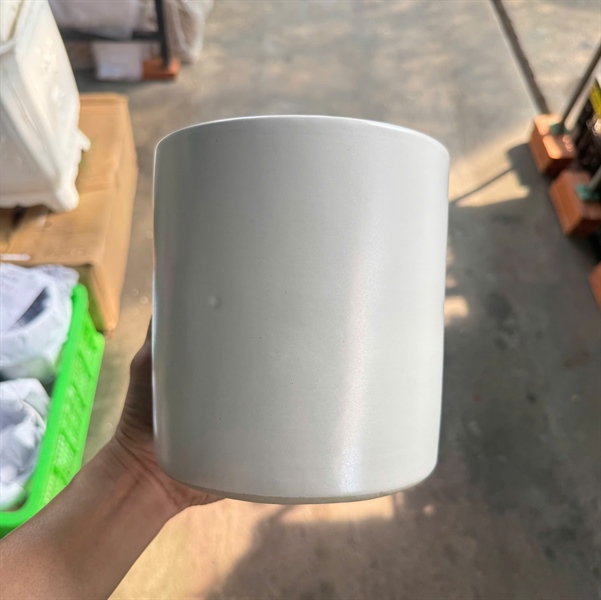 CHẬU TRỤ THẲNG-TRƠN-SỐ 15 (CAO 17 CM X NGANG 15CM)