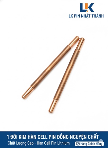 Kim Hàn Cell Pin Bằng Đồng Nguyên Chất - Dẫn Điện Tốt, Chịu Nhiệt Cao (1 Cặp)