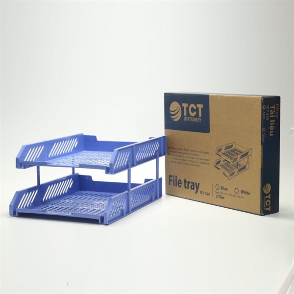 Khay tài liệu ngang 2 tầng TCT220
