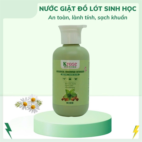 Nước giặt đồ lót sinh học Krose 280ml - SK Group