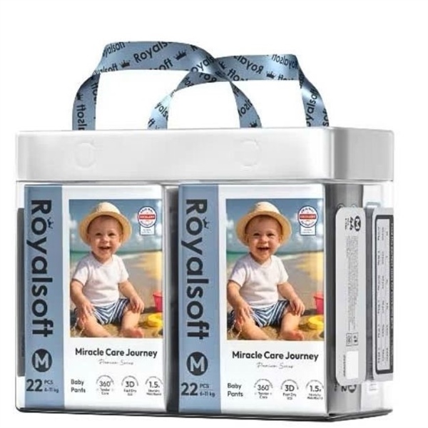 [Mẫu dùng thử] Bỉm quần RoyalSoft size M (Bịch 2 gói x 22 cái)