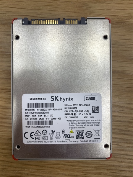 SSD 256GB Hynix (BH 36T) BAO CÀI ĐẶT
