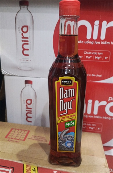 Nước mắm Nam Ngư cá cơm chai thủy tinh MB 12chai x 500ml