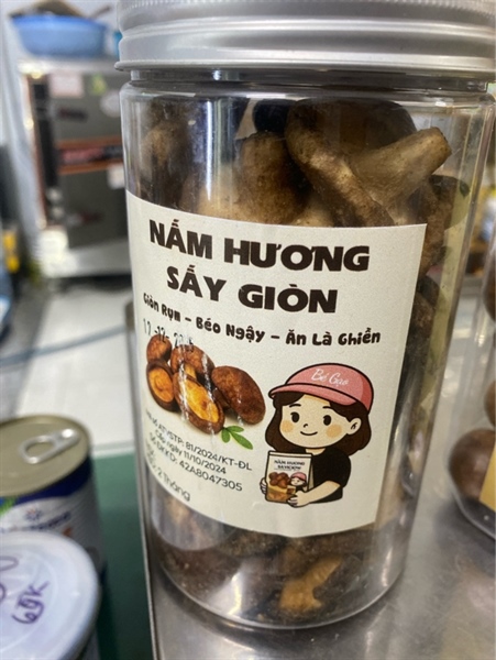 Nấm Hương sấy giòn Đà Lạt 200 gr