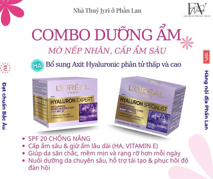 Kem dưỡng ban đêm HYALURON EXPERT +HA