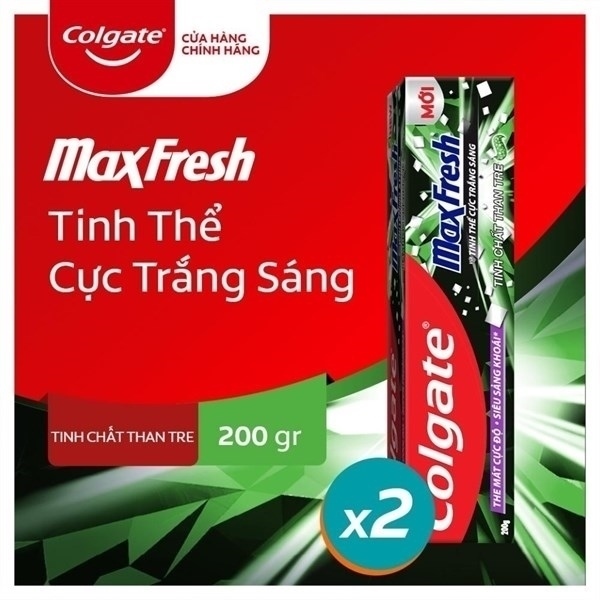 Kem đánh răng Colgate max Fresh Hương Trà xanh 200GR