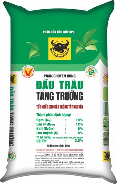 PHÂN BÓN ĐẦU TRÂU TĂNG TRƯỞNG (CHUYÊN DÙNG - Bao 50kg)