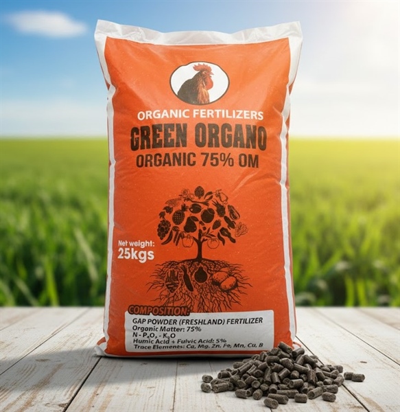 PHÂN BÓN GREEN ORGANO NHẬP KHẨU BỈ (Bao 25kg)