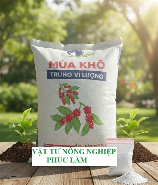 TRUNG VI LƯỢNG MÙA KHÔ (22.4.4 BA SAO - Bao 50kg)