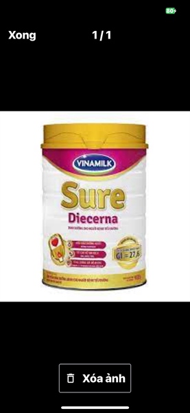 Sữa sure diecerna VNM