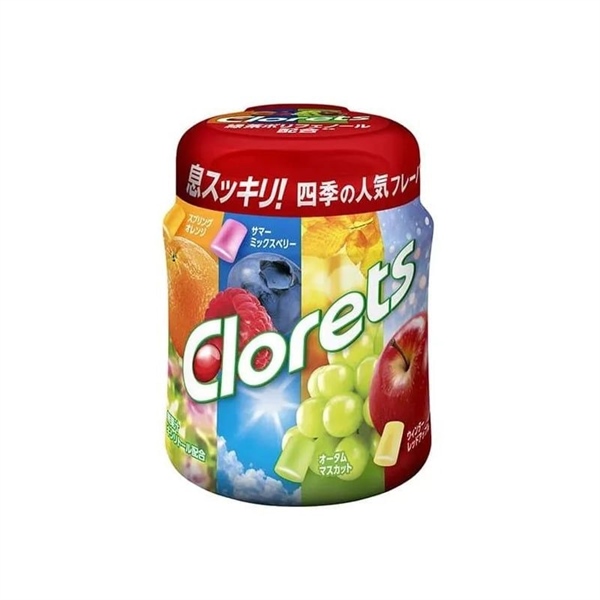 Kẹo gum Clorets XP Season Assorted mix 4 vị 140g