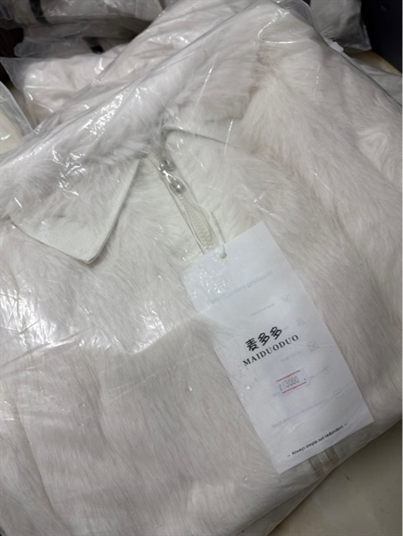 Khoác lông cổ da 3080